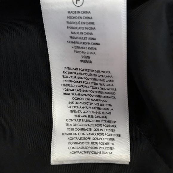 Michael Kors Black and Gold Sleeveless Wool Dress - Picture 9 of 10